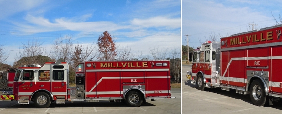 Custom E-One Typhoon Extreme Duty Top Mount Emax Rescue Pumper