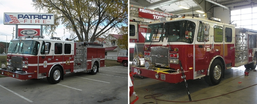 Custom E-One Typhoon Extreme Duty Stainless Steel Pumper