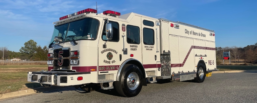 E-ONE Typhoon EMax Stainless Steel Rescue Pumper