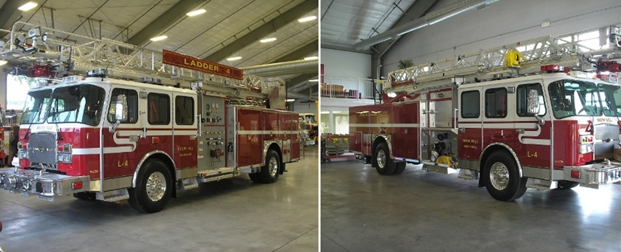 Ladder 4 – Custom E-One Typhoon Extreme Duty HP 78 Rear Mount Ladder